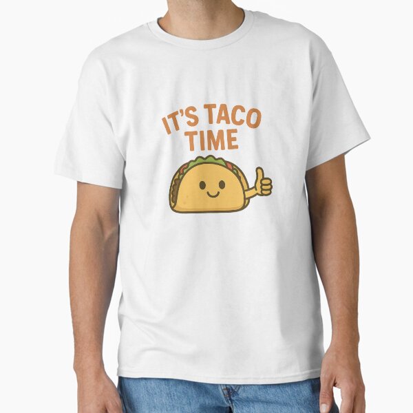 Item preview,  It's Taco Time - Happy Taco Mascot with Thumbs Up designed and sold by MobredsShop.