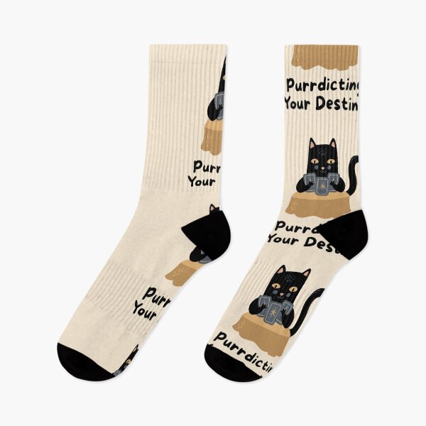 Item preview, Purrdicting Your Destiny - Funny Black Cat Tarot Reading Design designed and sold by Fantasy Cache.