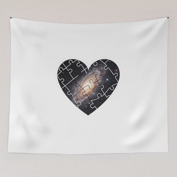 Item preview, Cosmic Puzzle Heart designed and sold by Lucky 777.