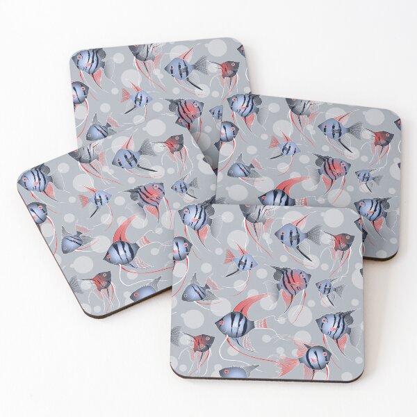 Item preview, angelfish - grey-red designed and sold by kobyakov.