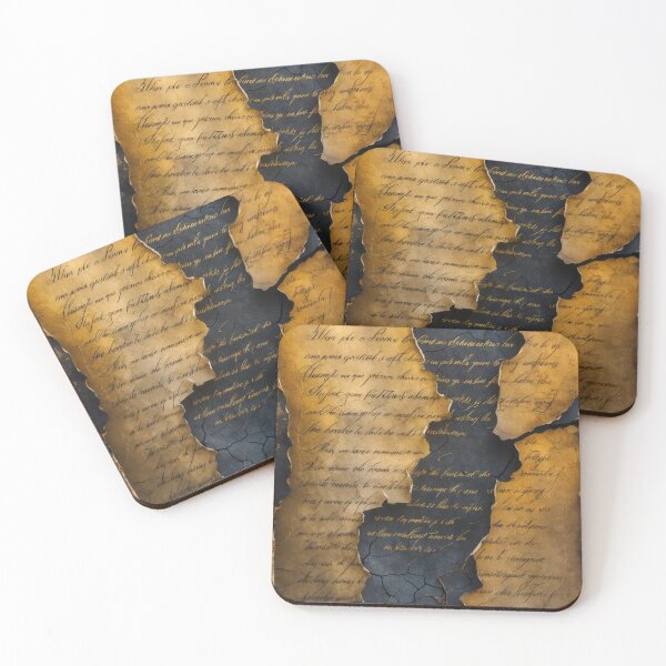 Item preview, Burned Manuscript Layers – Vintage Paper & Cracked Texture designed and sold by sneidere9dace.