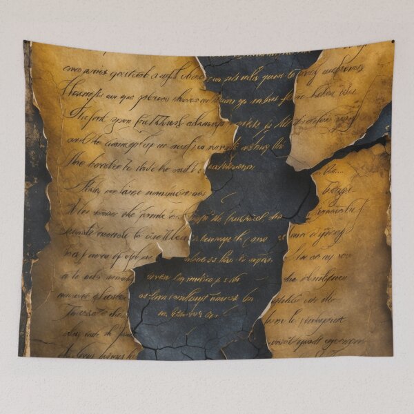 Item preview, Burned Manuscript Layers – Vintage Paper & Cracked Texture designed and sold by sneidere9dace.