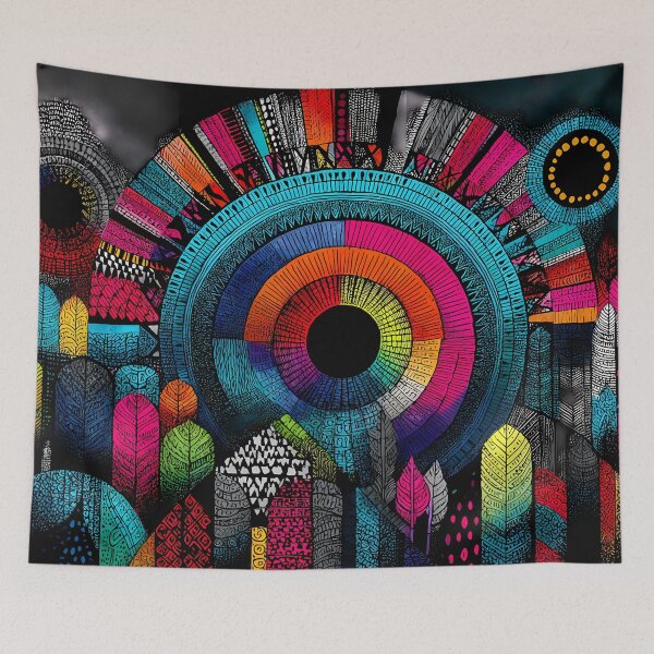 Item preview, Pulse in the Woven Map designed and sold by AutoPopStudio.