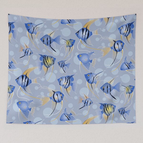 Item preview, angelfish light blue designed and sold by kobyakov.