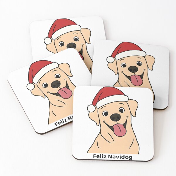 Item preview, “Feliz Navidog” – Cute Labrador Christmas Pun | Festive Dog designed and sold by celtveor.