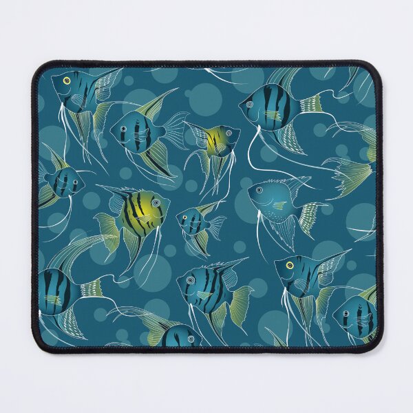 Item preview, angelfish light teal designed and sold by kobyakov.