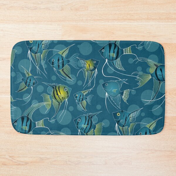 Item preview, angelfish light teal designed and sold by kobyakov.