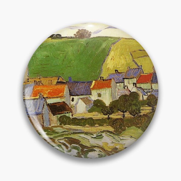 Item preview, Vincent Van Gogh View of Auvers 1890 designed and sold by PureVintageLove.