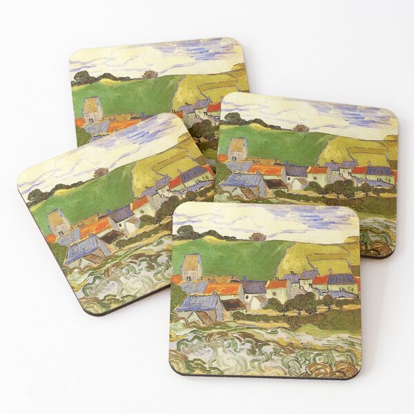 Item preview, Vincent Van Gogh View of Auvers 1890 designed and sold by PureVintageLove.