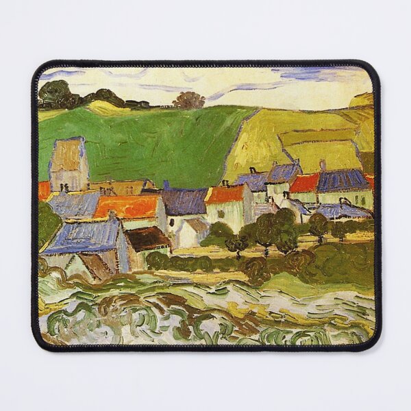 Item preview, Vincent Van Gogh View of Auvers 1890 designed and sold by PureVintageLove.