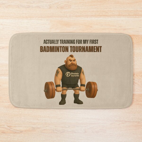 Item preview, Training for my first Badminton Tournament designed and sold by SH3RL0CKK.