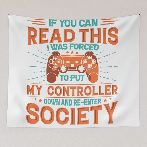 Item preview, Gamer Forced to Rejoin Society designed and sold by theflowergirl14.