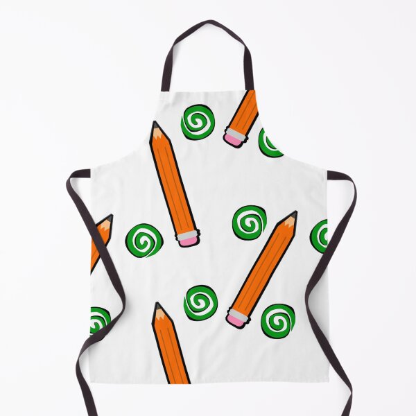 Item preview, Cartoon Pencil & Spiral Doodle Pattern – Fun Back to School Stationery Design designed and sold by BLeePCreations.
