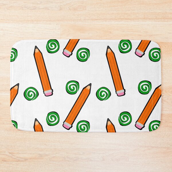 Item preview, Cartoon Pencil & Spiral Doodle Pattern – Fun Back to School Stationery Design designed and sold by BLeePCreations.