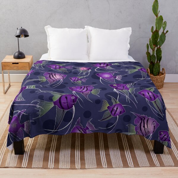 Item preview, angelfish - purple designed and sold by kobyakov.
