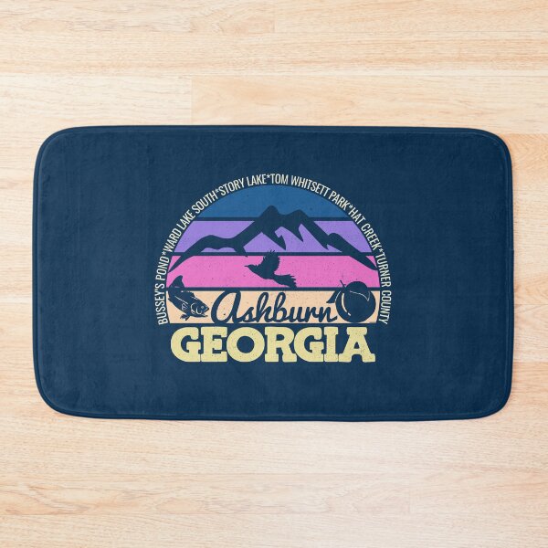 Item preview, Ashburn Georgia Sunset Retro Vintage Local Pride Logo designed and sold by CRHPOD20.