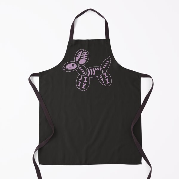 Item preview, Skeleton Balloon Dog | Summerween Cute Spooky Dog Art in Purple and Black designed and sold by Amimi-Makes.