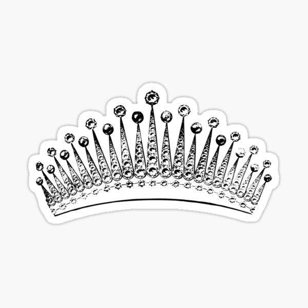 Item preview, Elegant Silver Princess Crown – Royal Realistic Design designed and sold by Blueprint&co.