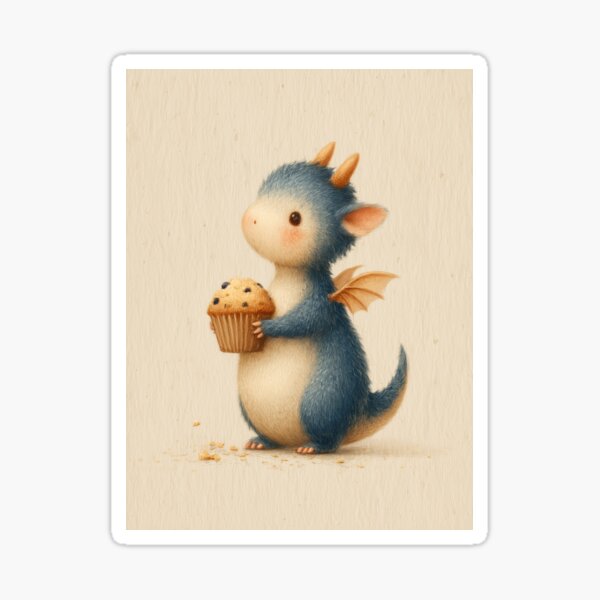 Artikel-Vorschau von Der Blaubeermuffin-Wächter, designt und verkauft von Magical Art Store.