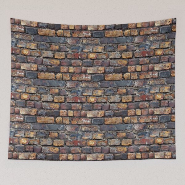 Item preview, Weathered Multi-Colored Brick Wall designed and sold by NTGUILTY.