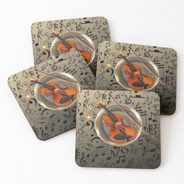 Item preview, Music Everywhere On Viola Original Graphic Artwork designed and sold by BrightrDayMusicArt.