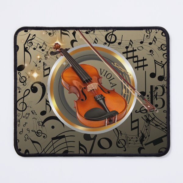 Item preview, Music Everywhere On Viola Original Graphic Artwork designed and sold by BrightrDayMusicArt.