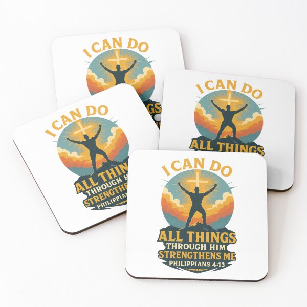 Item preview, Philippians 4:13 – Strength Through Christ Bible Verse designed and sold by SimplySelim.