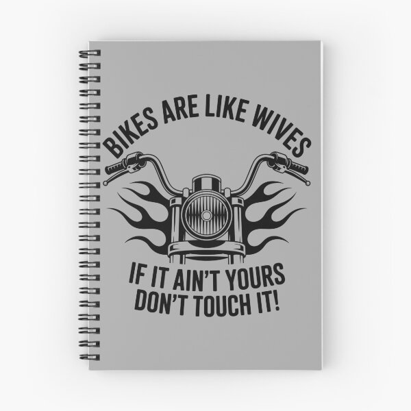 Item preview, Bikes Are Like Wives Motorcycle Quote designed and sold by theartfulaspie.