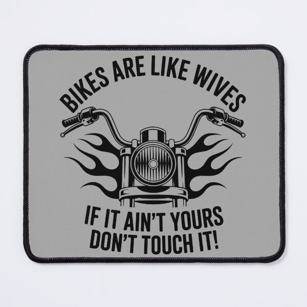 Item preview, Bikes Are Like Wives Motorcycle Quote designed and sold by theartfulaspie.