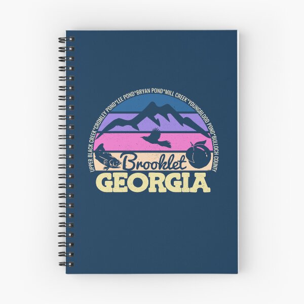 Item preview, Brooklet Georgia Sunset Retro Vintage Local Pride Logo designed and sold by CRHPOD20.