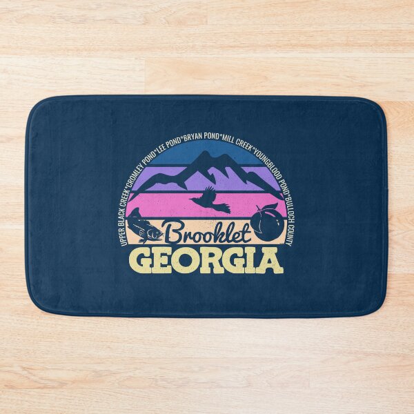 Item preview, Brooklet Georgia Sunset Retro Vintage Local Pride Logo designed and sold by CRHPOD20.