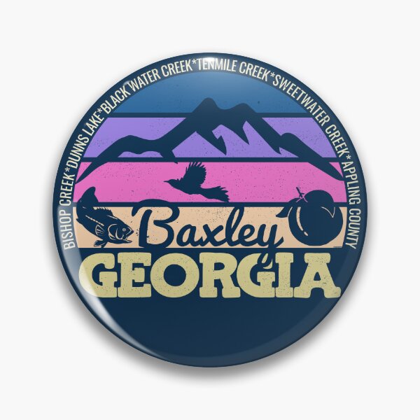 Item preview, Baxley Georgia Sunset Retro Vintage Local Pride Logo designed and sold by CRHPOD20.