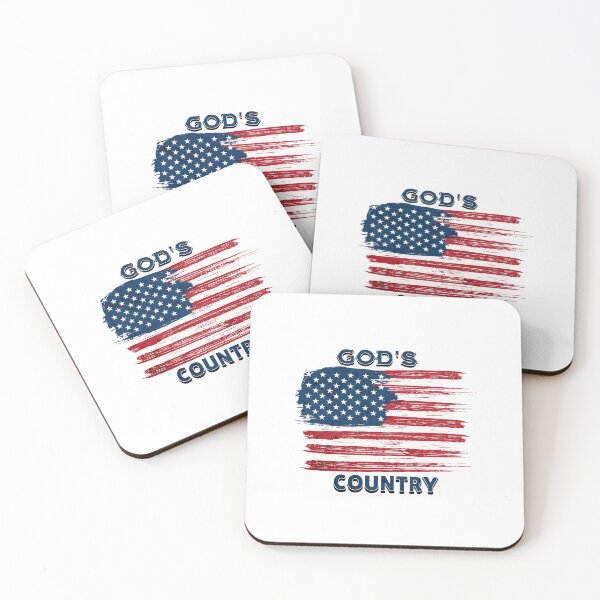 Item preview, American flag god's country designed and sold by CREATINGMAD.