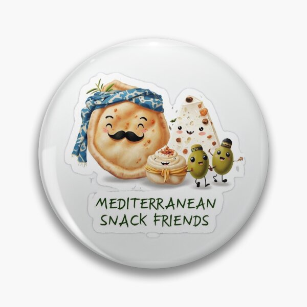 Item preview, Mediterranean Snack Friends designed and sold by MamaHiba.