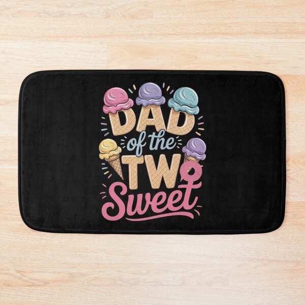 Item preview, Funny Dad of Two Sweet Ice Cream Design for Father’s Day or Summer designed and sold by love3617.