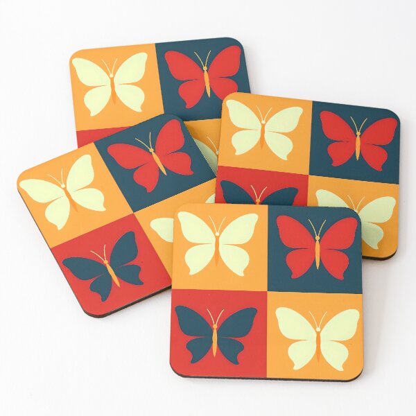 Item preview, Stylized Butterfly Grid Design designed and sold by PrintandJoy.