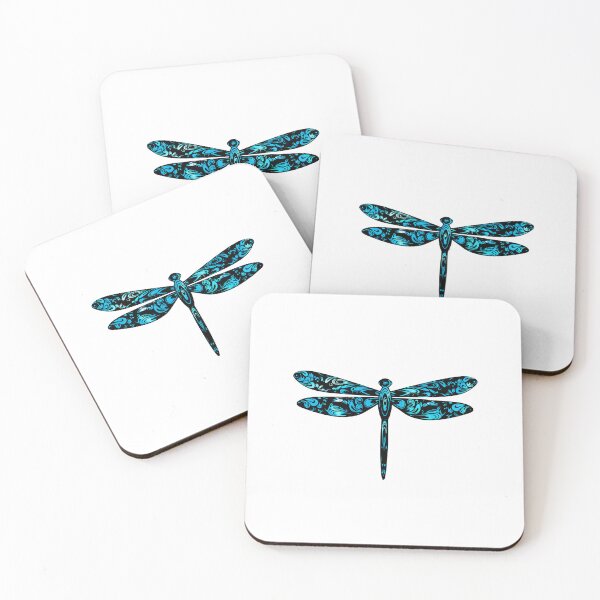 Item preview, Blue and Black Dragonfly – Elegant Nature Insect Sticker designed and sold by Blueprint&co.