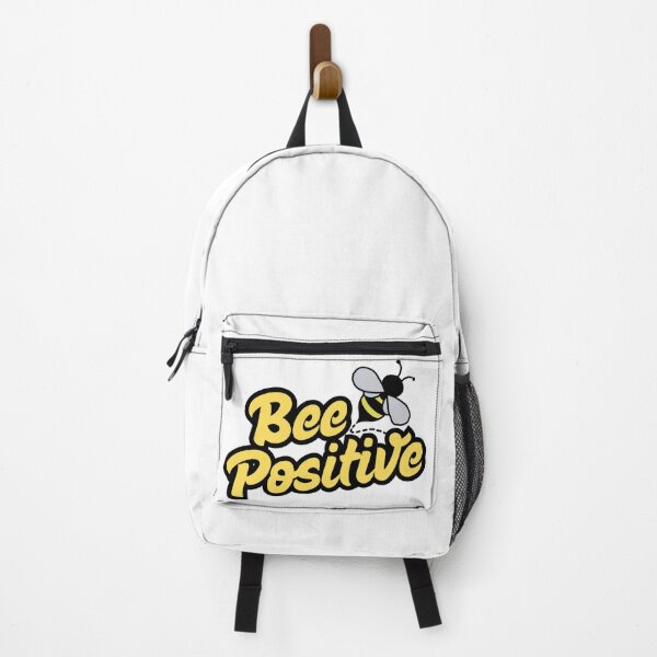 Item preview, Bee Positive Affirmation Saying designed and sold by HeyBadgett.