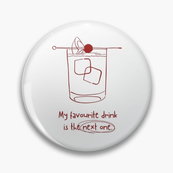 Item preview, Red Drink Glass Outline designed and sold by postergir1.