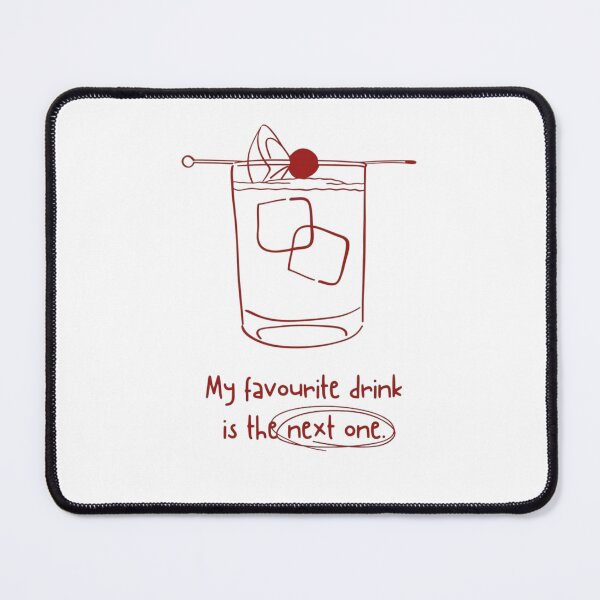 Item preview, Red Drink Glass Outline designed and sold by postergir1.