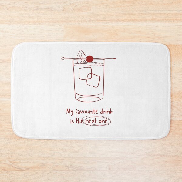 Item preview, Red Drink Glass Outline designed and sold by postergir1.