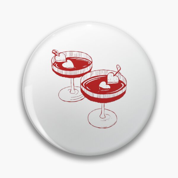 Item preview, Red Coupe Glasses with Hearts designed and sold by postergir1.