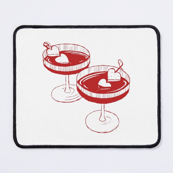 Item preview, Red Coupe Glasses with Hearts designed and sold by postergir1.