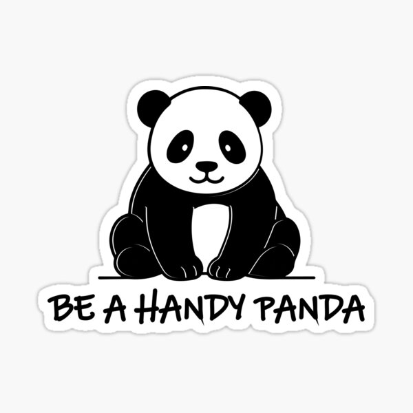 Item preview, Be a Handy Panda designed and sold by morbidcouture.