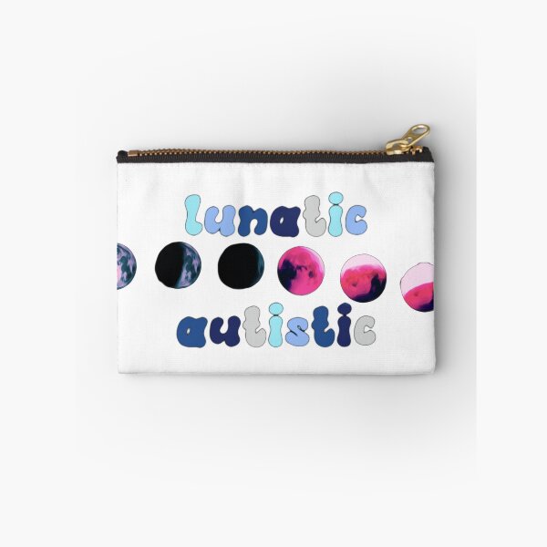 Item preview, Lunatic Autistic WordArt Lunar Phases Sticker designed and sold by feardeargcrafts.