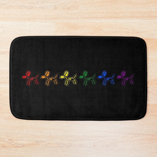 Item preview, Rainbow Skeleton Balloon Dog | Pride Spooky Cute Art designed and sold by Amimi-Makes.