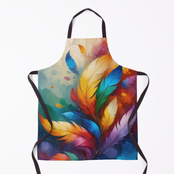 Item preview, Colorful feathers swirling in the wind designed and sold by GhadeerGhonaim.