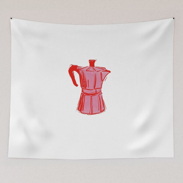 Item preview, Italian Pink and Red Moka Pot designed and sold by postergir1.