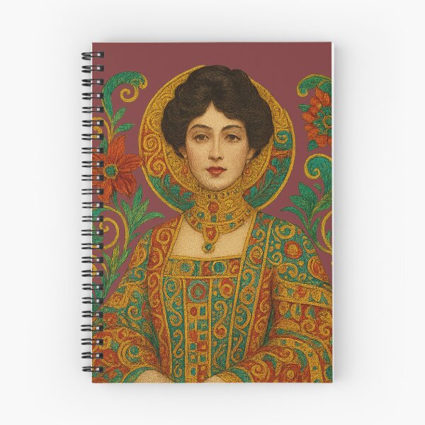 Item preview, Golden Lady – Art Nouveau Portrait Inspired by Klimt designed and sold by Branislava Tir .