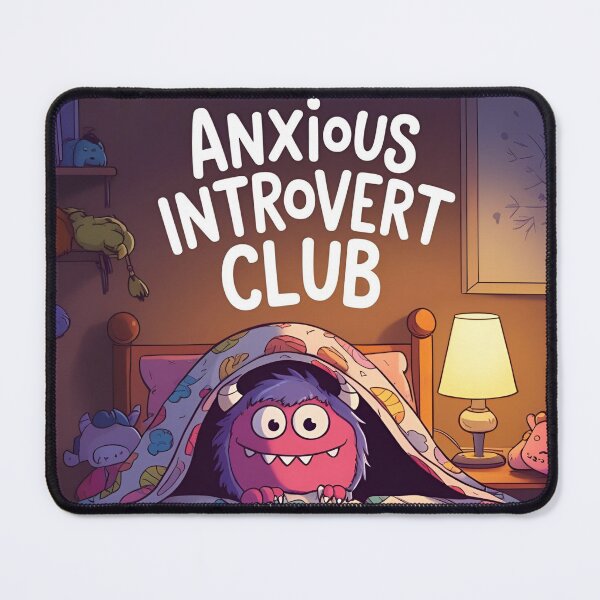 Item preview, Anxious introvert club designed and sold by cloudyapple-kat.